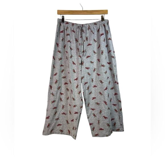 Disney Vintage Grumpy Y2K Gray Loungewear Pajama Capri Pants Size XL - Picture 1 of 10